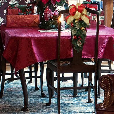 20 Inch Madison Pre-lit Chairback Swag with LED Lights