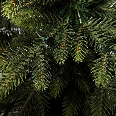 30 Inch Unlit Fraser Fir Potted Tree in Wooden Pot