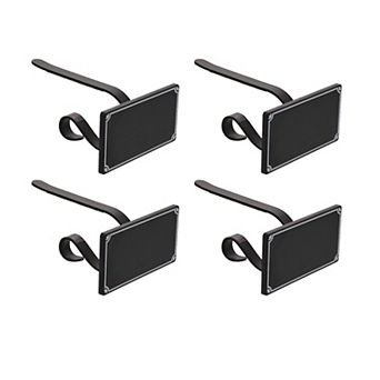 The Original MantleClip® Stocking Holder with Chalkboards 4 Pack