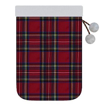 Santa Bag Plaid 20" x 28"