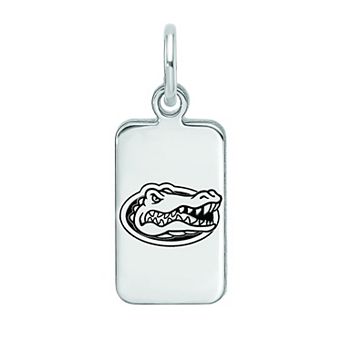 LogoArt Sterling Silver Florida Enamel Tag Pendant