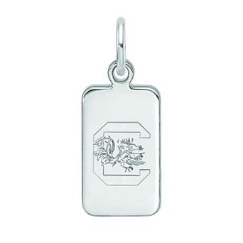 LogoArt Sterling Silver South Carolina Tag Pendant