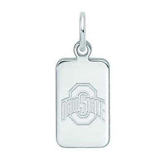 LogoArt Sterling Silver Ohio State Tag Pendant