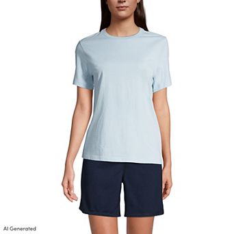 Women's Lands' End Short Sleeve Essential Tee