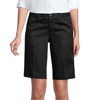 Women's Lands' End Front Blend Chino Shorts