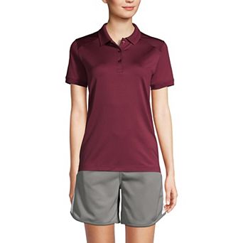 Women's Lands' End Short Sleeve Rapid Dry Polo Shirt