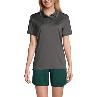 Women's Lands' End Short Sleeve Rapid Dry Polo Shirt