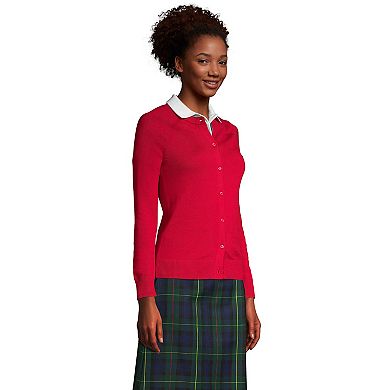 Women's Lands' End Cotton Modal Cardigan Sweater