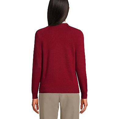 Women's Lands' End Cotton Modal Cardigan Sweater