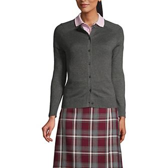 Women's Lands' End Cotton Modal Cardigan Sweater