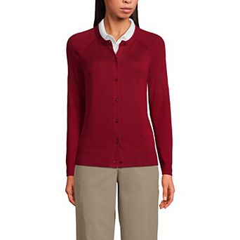 Women's Lands' End Cotton Modal Cardigan Sweater