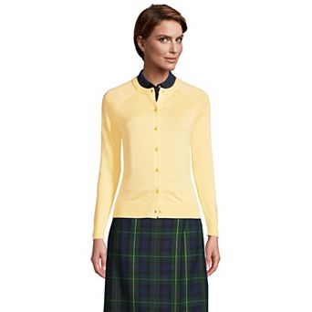 Women's Lands' End Cotton Modal Cardigan Sweater