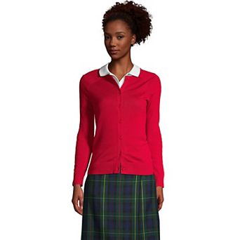 Women's Lands' End Cotton Modal Cardigan Sweater
