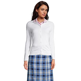 Women's Lands' End Cotton Modal Cardigan Sweater