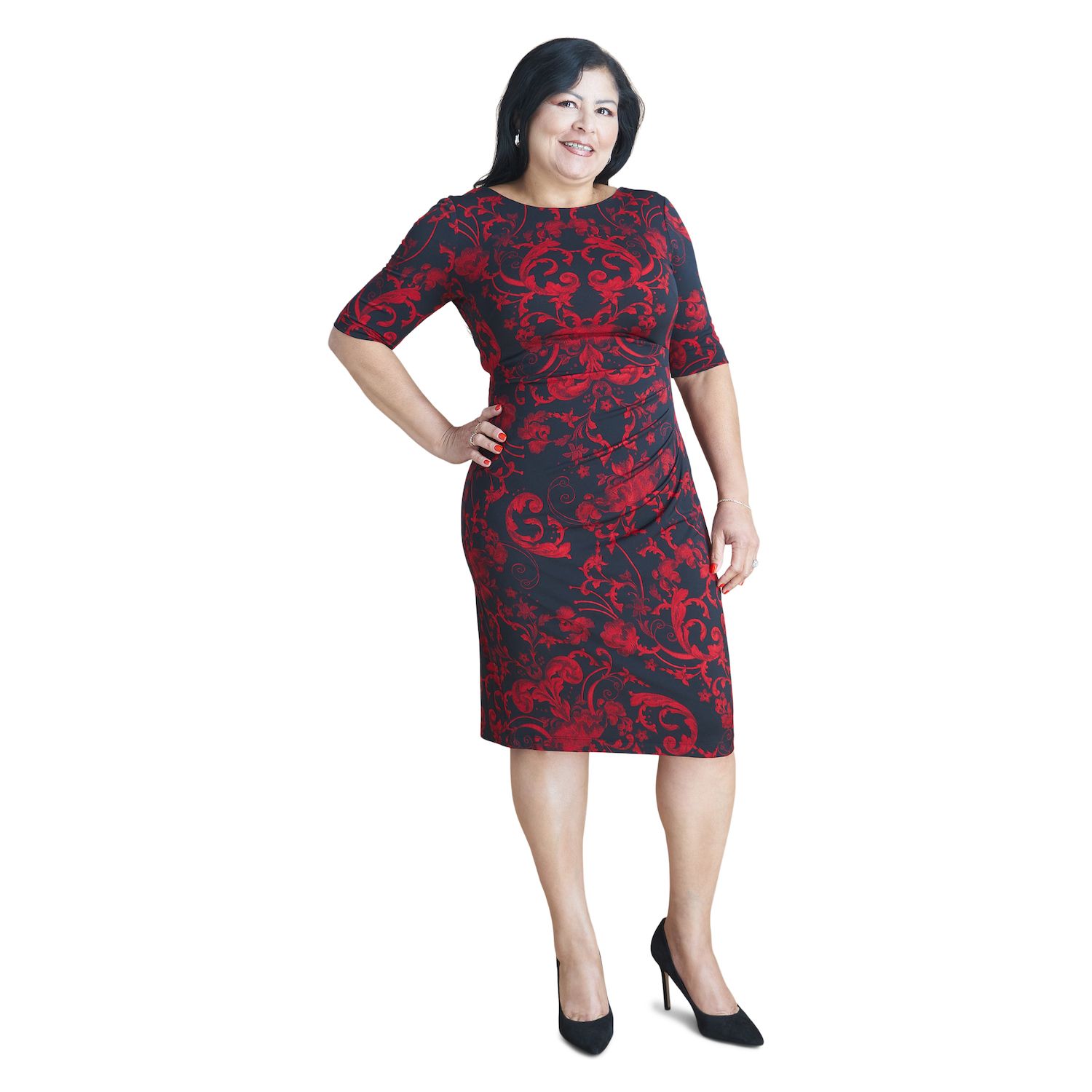 Kohls womens red on sale dresses