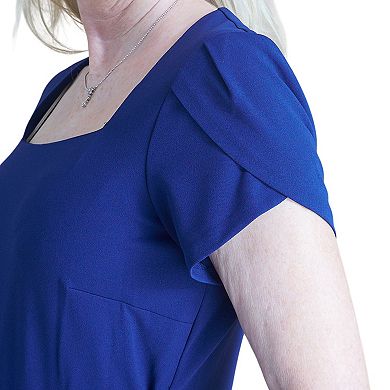 Women's Connected Apparel Petal Sleeve Jumpsuit