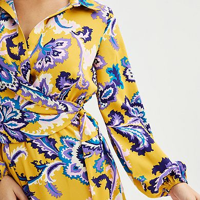 Women's INTEMPO™ Wrap Long Sleeve Shirt Dress