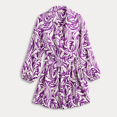 Women's INTEMPO™ Wrap Long Sleeve Shirt Dress