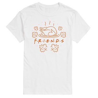 Big & Tall Friends Logo With Turkey Graphic Tee