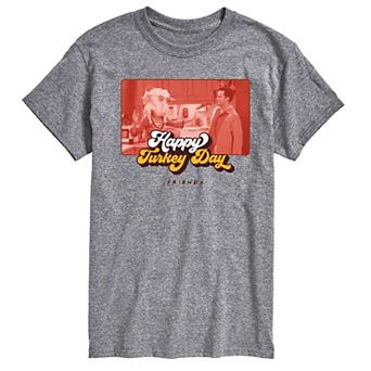 Big & Tall Friends Happy Turkey Day Graphic Tee