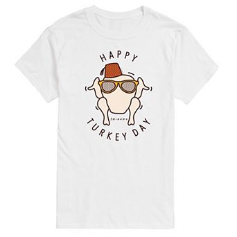 Big & Tall Friends Happy Turkey Day Graphic Tee