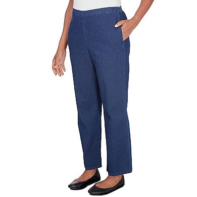 Women's Alfred Dunner Denim Pull On Pants