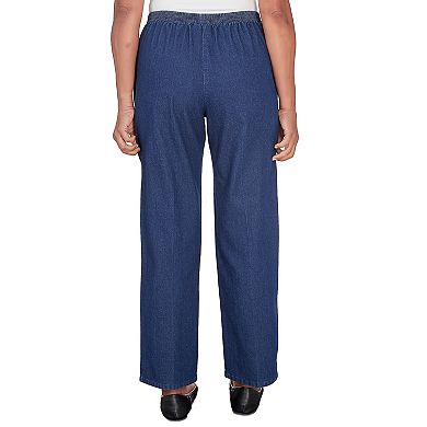Women's Alfred Dunner Denim Pull On Pants