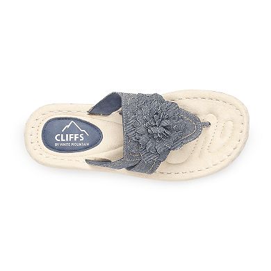 Cliffs by White Mountain Cassia Women's Thong Sandals