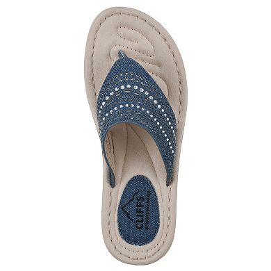 Cliffs by White Mountain Comate Women's Thong Sandals