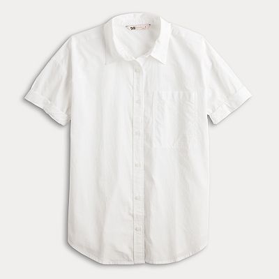 Juniors short sleeve button down shirts outlet