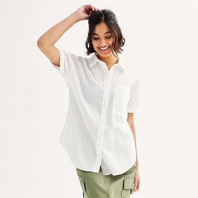 juniors white dress shirt Black n Bianco Boys' White Oxford Long Sleeve Dress Shirt