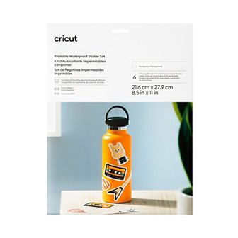 Cricut® Waterproof Sticker Set - US Letter - 6 ct