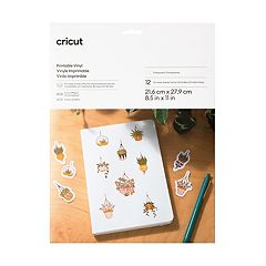 Cricut Premium Vinyl Sampler 12 x 12 Basics Set Of 6 Sheets