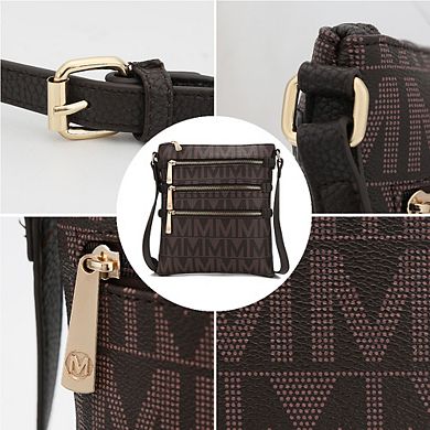 MKF Collection Multi-Compartment Crossbody Bag by Mia K.