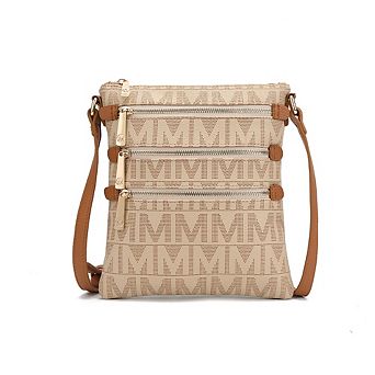 MKF Collection Multi-Compartment Crossbody Bag by Mia K.