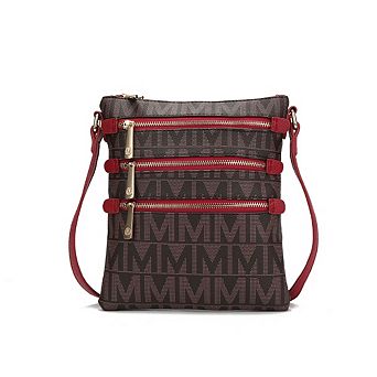MKF Collection Multi-Compartment Crossbody Bag by Mia K.