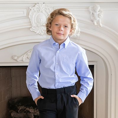 gioberti dress shirts Gioberti Kid's Oxford Long Sleeve Dress Shirt
