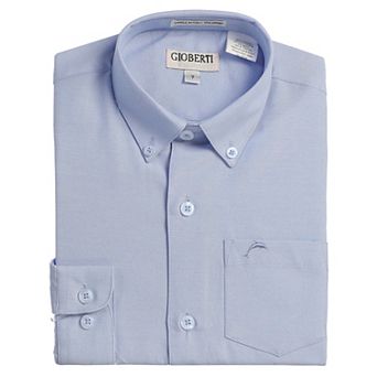 Gioberti Kid's Oxford Long Sleeve Dress Shirt
