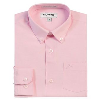 Gioberti Kid's Oxford Long Sleeve Dress Shirt