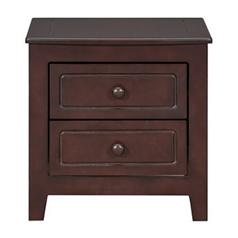 Merax 2-Drawer Nightstand for Bedroom