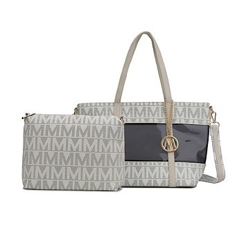 MKF Collection Belinda 2 pc Tote with Crossbody Bag by Mia K