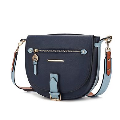 MKF Collection Drew Women's Color Block Shoulder Bag by Mia K