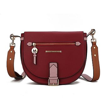 MKF Collection Drew Women's Color Block Shoulder Bag by Mia K