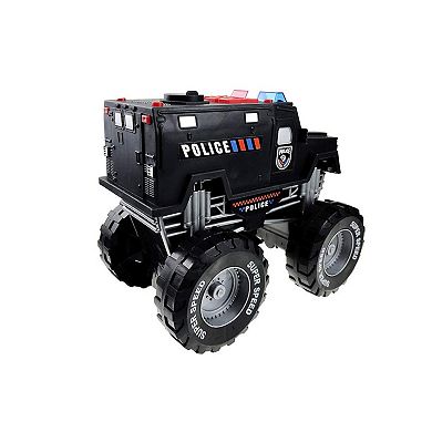 School Bus Monster Truck with Lights and Sounds Toy for Toddlers, Neutral and Girls Ages 3+