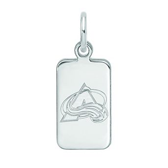 LogoArt Sterling Silver Colorado Avalanche Tag Pendant