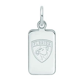 LogoArt Sterling Silver Florida Panthers Tag Pendant