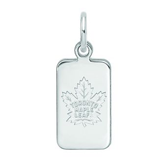 LogoArt Sterling Silver Toronto Maple Leafs Tag Pendant