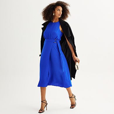 Women’s Nine West Sleeveless D Ring Midi Dress