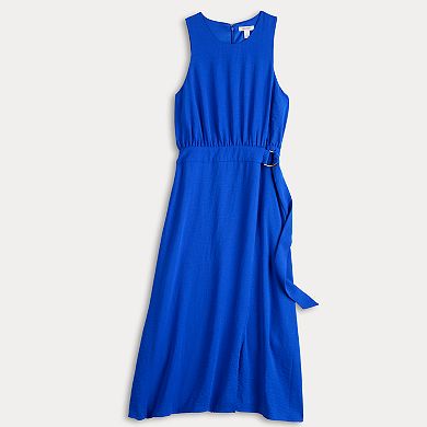Women’s Nine West Sleeveless D Ring Midi Dress
