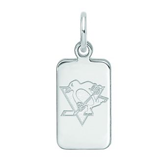 LogoArt Sterling Silver Pittsburgh Penguins Tag Pendant